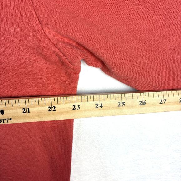 Marvel Comics Deadpool Sweatshirt Mens L Red Ombré Relaxed Fit Pullover Sweater - Picture 7 of 8